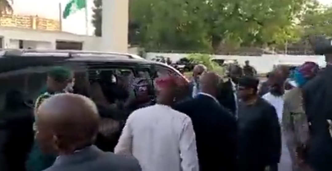 President Tinubu Arrives At His Lagos Residence After Returning To