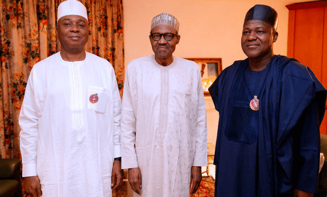 Saraki, dogara and Buhari