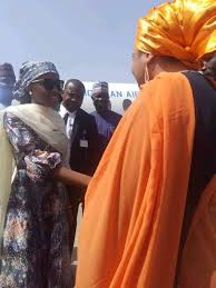 Anger as Buhari's daughter arrives Bauchi in presidential jet 