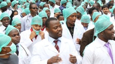 BREAKING: Nigerian doctors to begin nationwide strike Monday