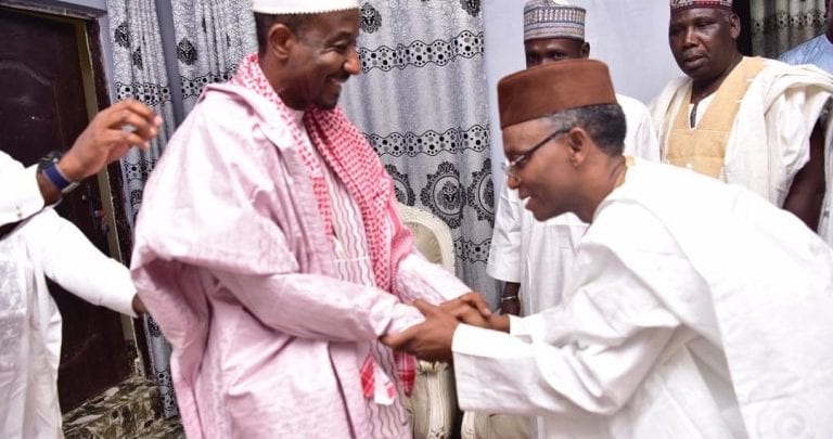 Elufai meets Emir Sanusi in Nassarawa