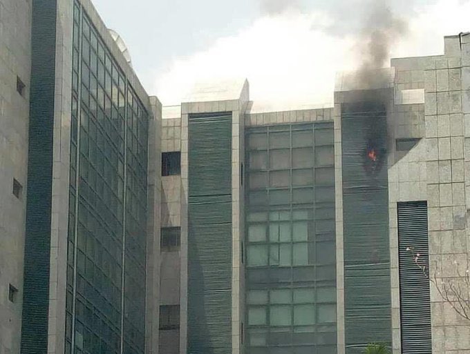 Fire Engulfs CAC Headquarters In Abuja Amidst COVID-19 Lockdown