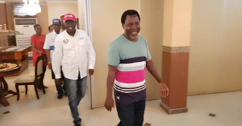 COVID-19: TB Joshua hails Sanwo-olu's efforts towards curbing pandemic