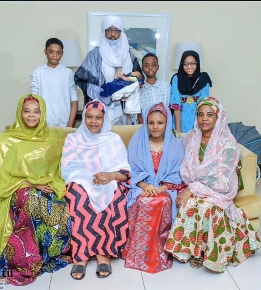 Former Emir, Sanusi receives new born babygirl from Fourth Wife [PHOTOS]  %Post Title