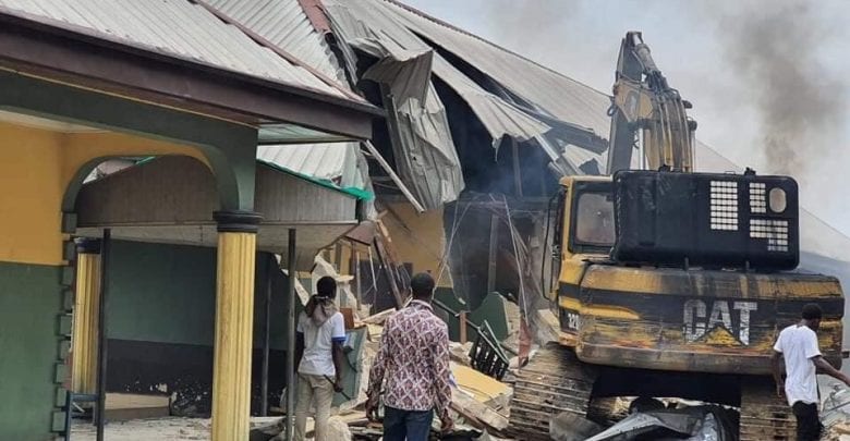 Nigerians react to demolition of two hotels by Wike in Rivers state