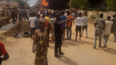 BREAKING: Diesel tanker explodes in Ibadan (PHOTOS)