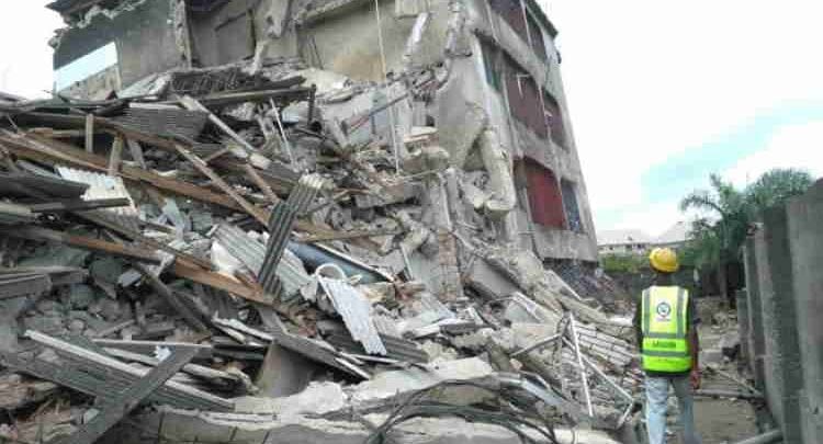 Two children dead, Many injured as building collapses in Lagos