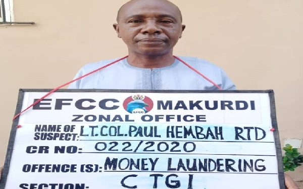 Alleged N42m Fraud: EFCC arrests Governor Ortom's aide, Hembah