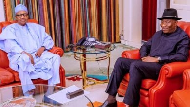 BREAKING: Buhari in closed door meeting with Jonathan in Aso-Rock