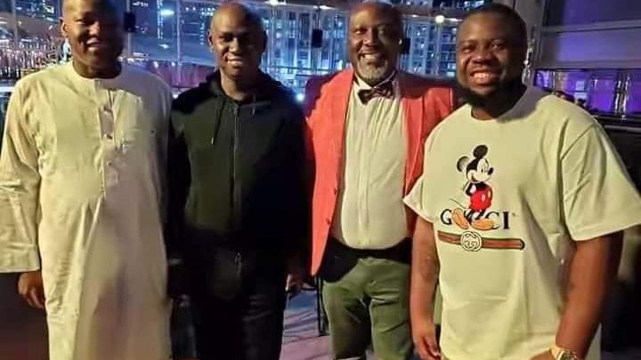 APC releases footage of Dino Melaye, Dogara discussing with Hushpuppi