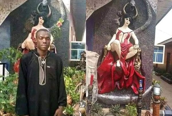 Abia residents protest over release of Church of Satan founder