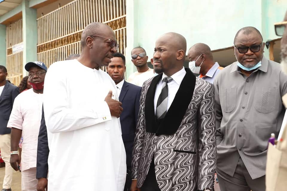 EDO 2020: Ize-Iyamu visits Apostle Suleiman, receives Special Prayers ...