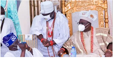 What Afenifere said about Tinubu sitting to greet Ooni of Ife