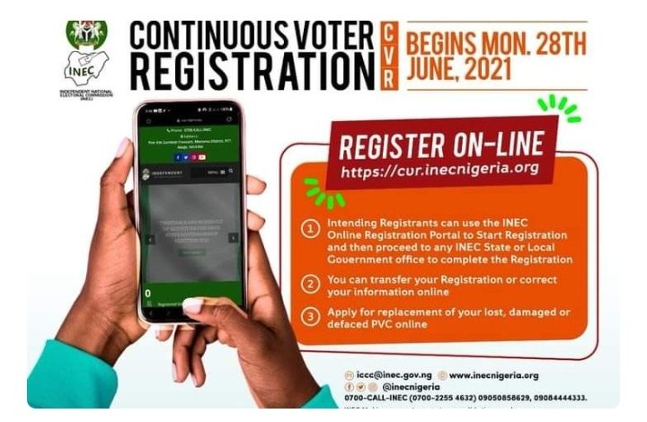 inec voter registration online