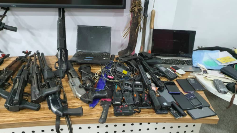 DSS Recovers Seven AK-47 Rifles, Bullets, Bloody Charms From Igboho's House, Declares Him Wanted (Photos)