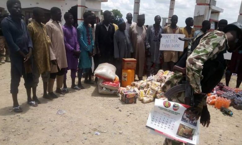 Boko Haram members surrender to Nigerian Army