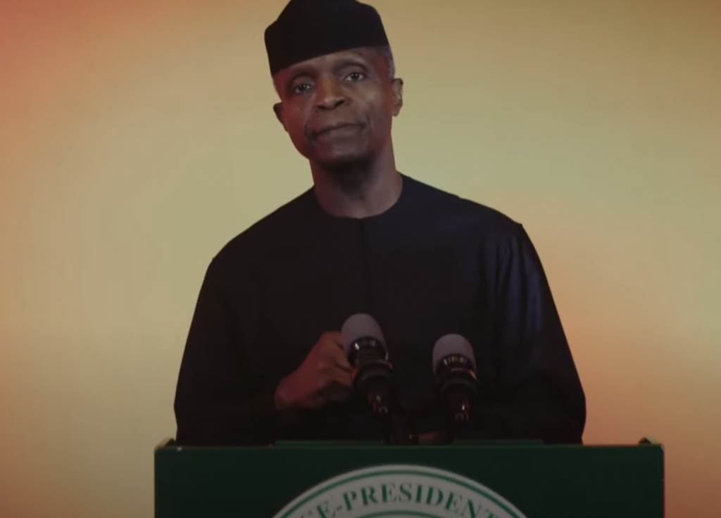 osinbajo declaration for president