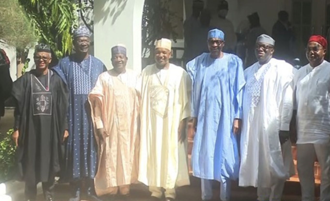 Just In After Meeting Buhari Apc Governors Endorse Tinubu Shettima