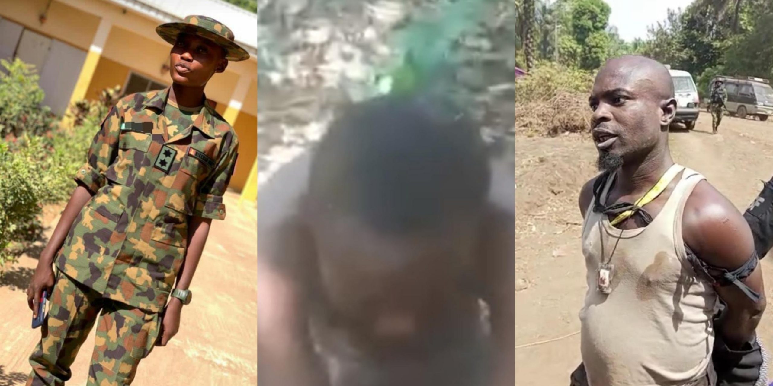 Army rescues Female Soldier captured, stripped naked by ‘Unknown Gunmen’ [PICS]