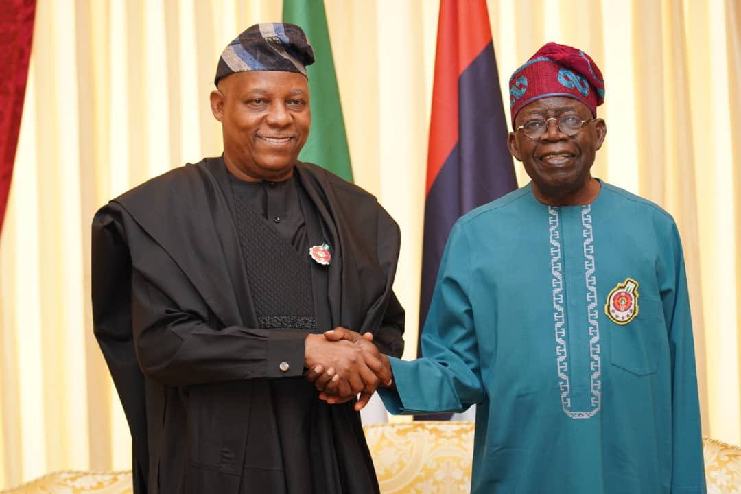 JUST IN: VP Shettima Visits President Tinubu At His Lagos Residence [PHOTO]