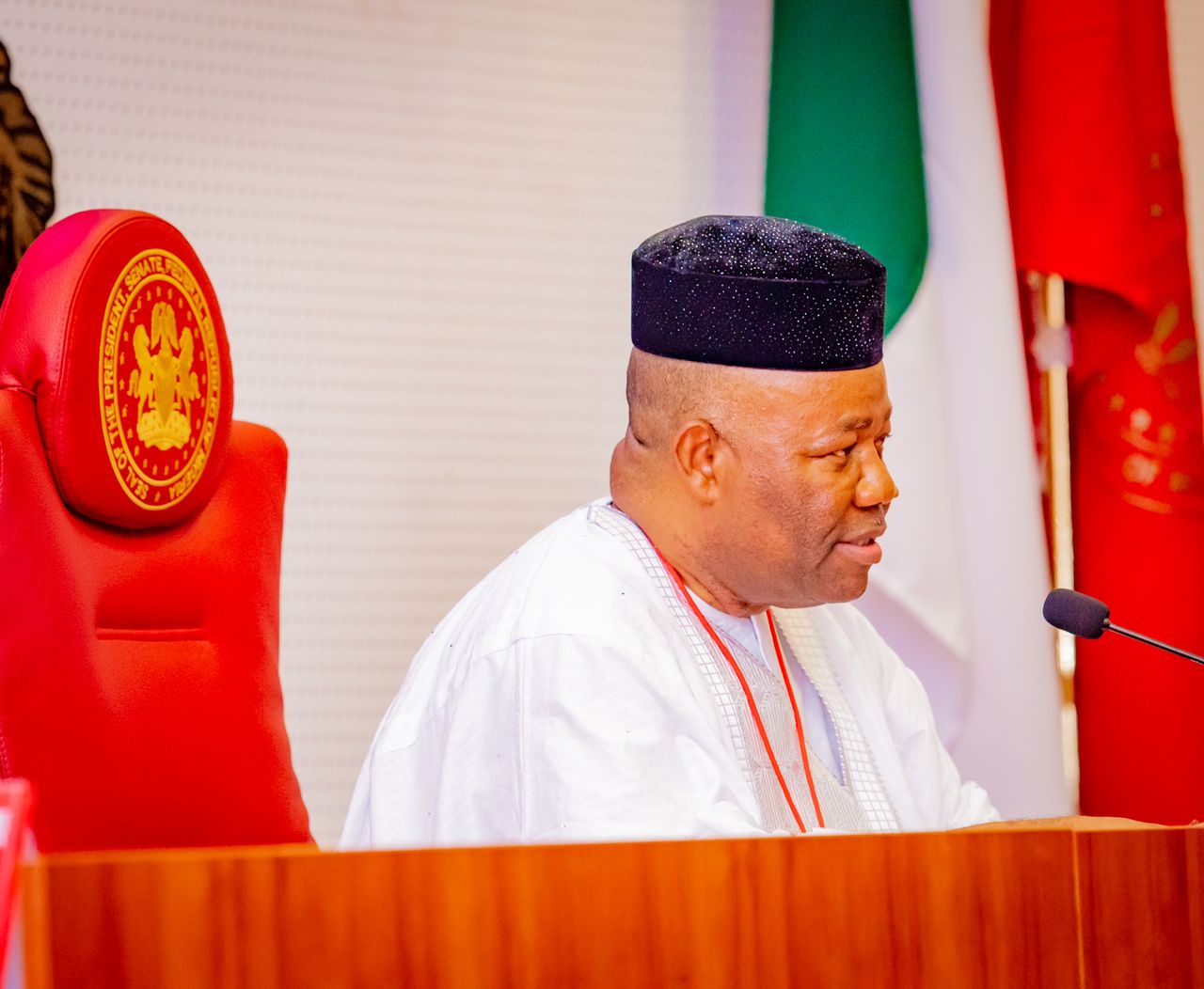 BREAKING Senate President Akpabio Swears In Three Newly Elected Senators