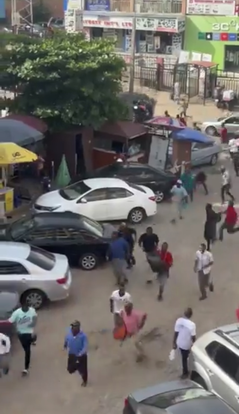 BREAKING: Chaos as military invades Banex Plaza after attack on soldiers [VIDEO]