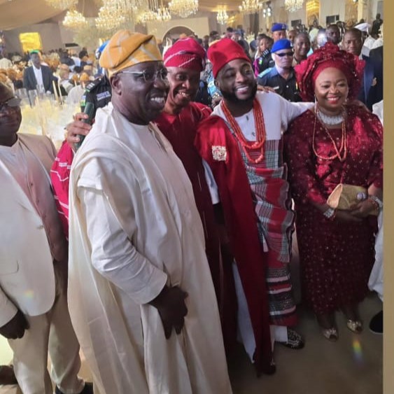 Edo 2024 Davido endorses PDP's Asue Ighodalo at his wedding [VIDEO]