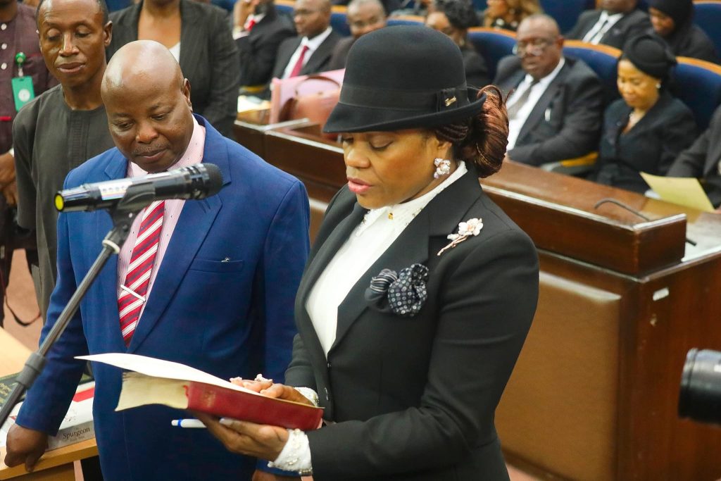 BREAKING: CJN swears-in Wike’s wife, 21 others as Appeal Court judges