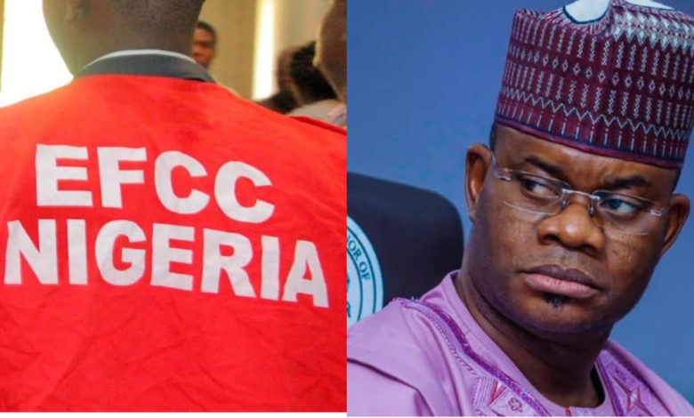 EFCC denies Yahaya Bello arrest, reaffirms subsisting warrant