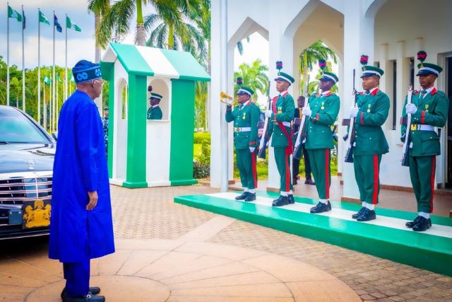 JUST IN: Tinubu Hosts German President Steinmeier In Aso Rock [VIDEO]