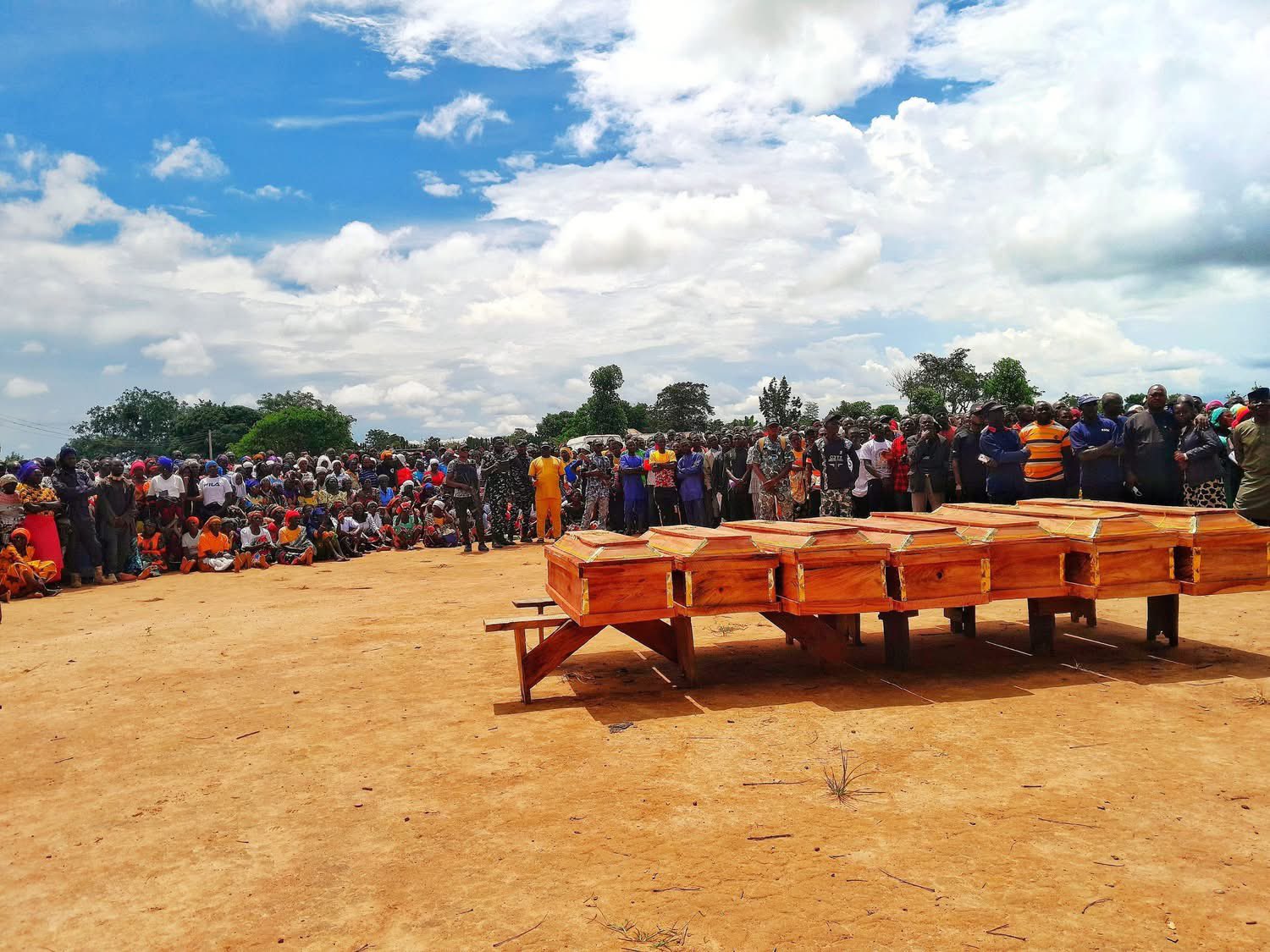 Tears as southern Kaduna indigenes bury seven youths killed by bandits