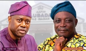 Governor Seyi Makinde; Oba Ladoja