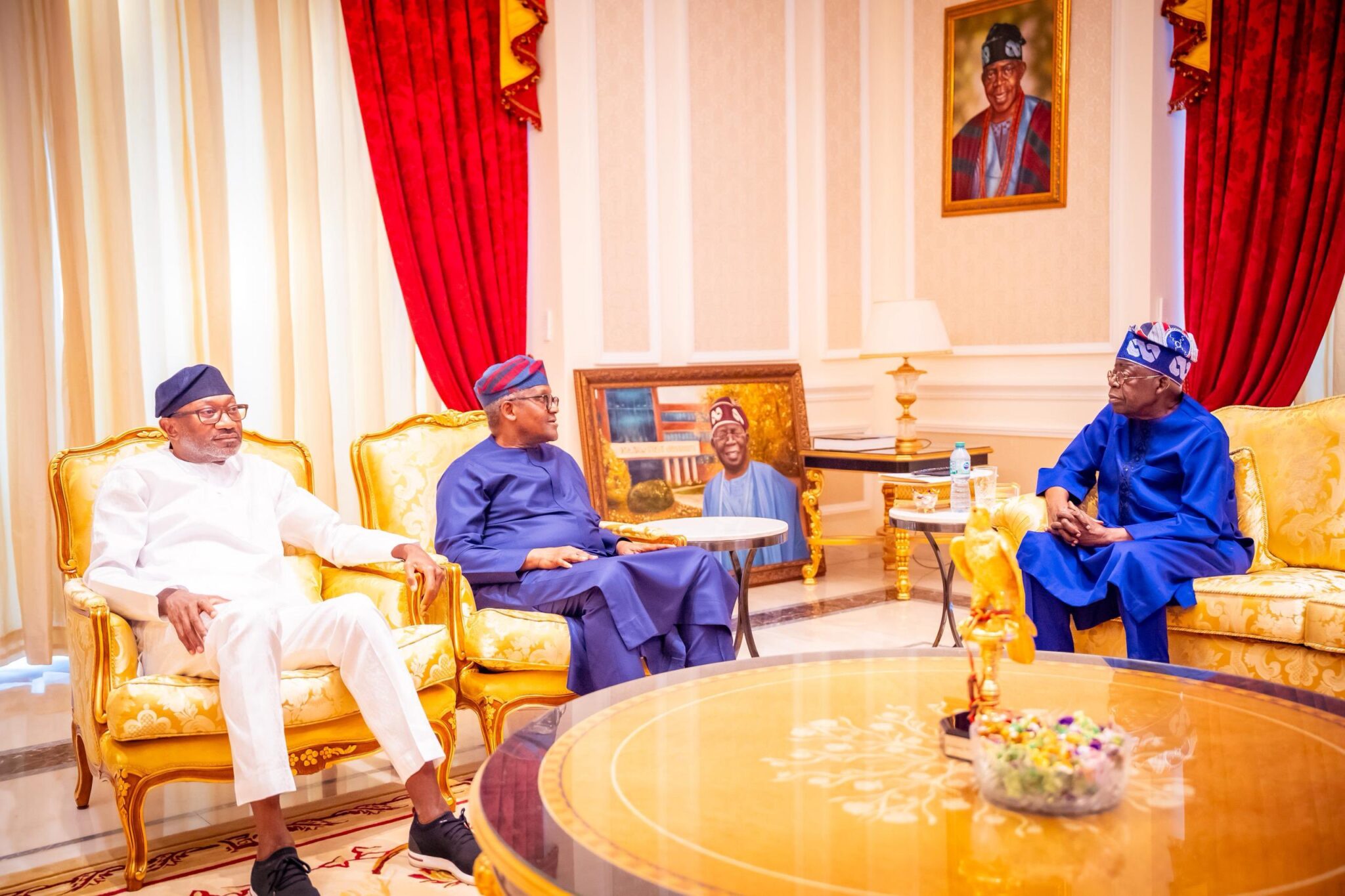 JUST IN: Otedola, Dangote Visit Tinubu on Easter Sunday to Discuss Economy, Reforms