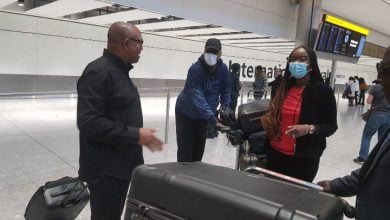 File photo of Peter Obi at an airport