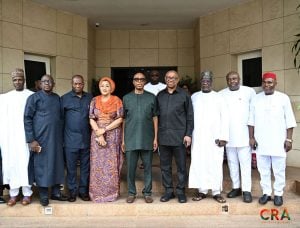 Peter Obi during the visit to Rotimi Amaechi