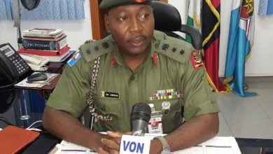 Former Director of Army Public Relations, Sani Usman