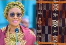 First Lady, Remi Tinubu and Akwete Fabric