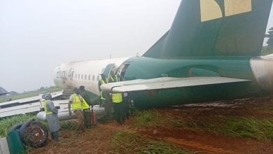 The Crashed Enugu Air Plane