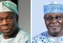 Ex-President Olusegun Obasanjo and Atiku Abubakar