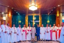 President Tinubu and Catholic Bishops