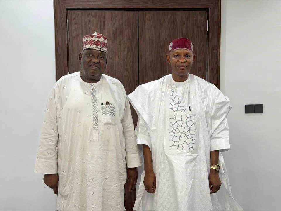 Senator Rufa’i Sani Hanga with Governor Abba Yusuf
