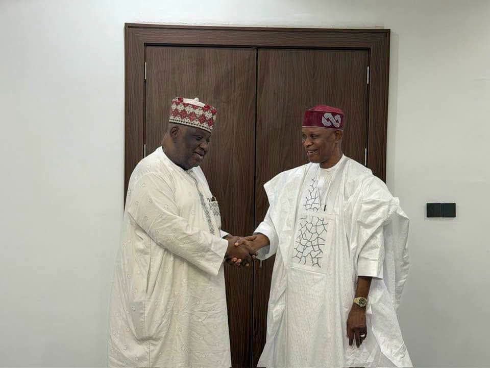 Senator Rufa’i Sani Hanga with Governor Abba Yusuf