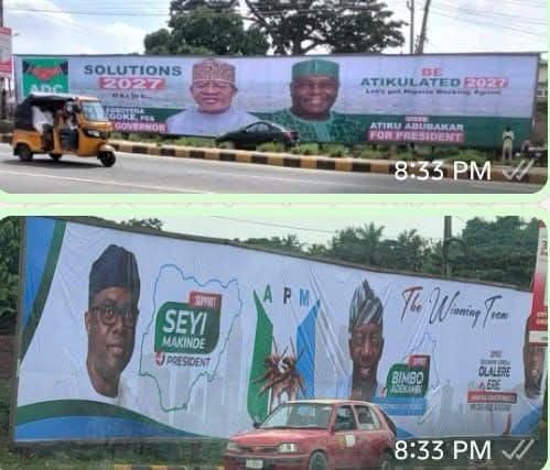 The billboard above has now been replaced with the one below