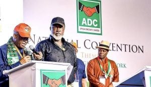 ADC Chairman David Mark Speaking During Party Convention