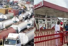 File photo of a petrol station