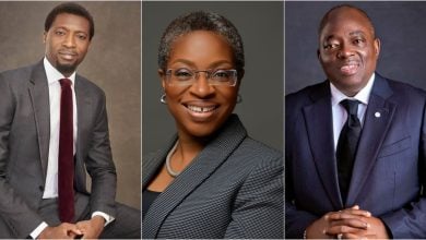 Three contestants for NBA presidency: Aare Olumuyiwa Akinboro, SAN // Lateef Omoyemi Akangbe, SAN, FCIArb // Oyinkansola Badejo-Okunsanya, SAN