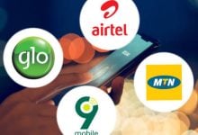 Brand logos of telecom operators in Nigeria