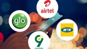 Brand logos of telecom operators in Nigeria