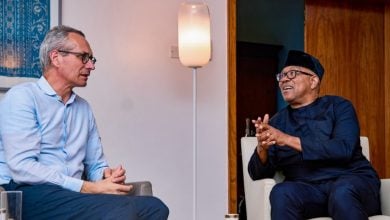 Peter Obi Meets Swiss Ambassador Patrick Egloff. Photo Credit: X
