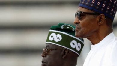 File Photo: Bola Tinubu; Muhammadu Buhari
